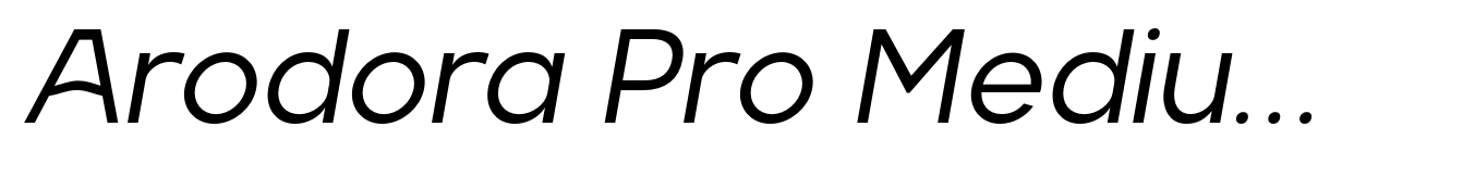 Arodora Pro Medium Italic